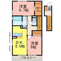 アズールの物件間取画像